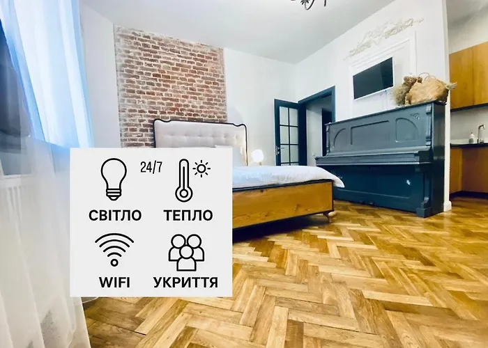 2 Lvapart центр з піаніно Apartmán